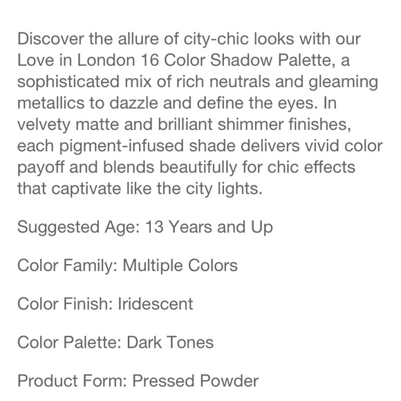 BH Cosmetics Love In London Eyeshadow palette - Picture 6 of 7